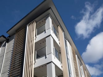 Façade treatment for Ramada Suites Albany, Auckland